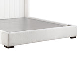 Pearson King Bed, Cream Velvet $549.00 from Steve Silver - Luna Furniture
