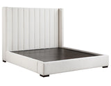 Pearson Queen Bed, Cream Bouclé $489.00 from Steve Silver - Luna Furniture