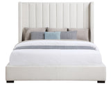 Pearson Queen Bed, Cream Bouclé $489.00 from Steve Silver - Luna Furniture