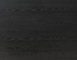 Reid 77-95″ Dining Table with 18″ Leaf, Black Finish from Steve Silver - Luna Furniture
