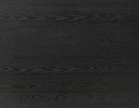 Reid 77-95″ Dining Table with 18″ Leaf, Black Finish from Steve Silver - Luna Furniture