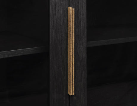 Reid 60″ Server, Black Finish from Steve Silver - Luna Furniture