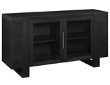 Reid 60″ Server, Black Finish from Steve Silver - Luna Furniture