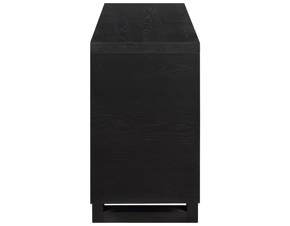Reid 60″ Server, Black Finish from Steve Silver - Luna Furniture