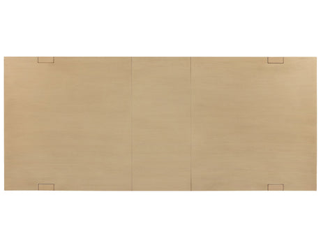 Reid 77-95″ Dining Table with 18″ Leaf, Sand Finish from Steve Silver - Luna Furniture