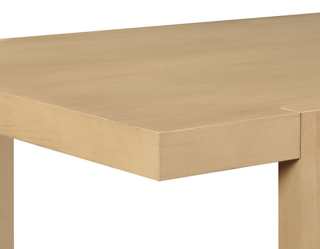 Reid 77-95″ Dining Table with 18″ Leaf, Sand Finish from Steve Silver - Luna Furniture