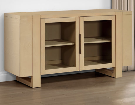 Reid 60″ Server, Sand Finish from Steve Silver - Luna Furniture