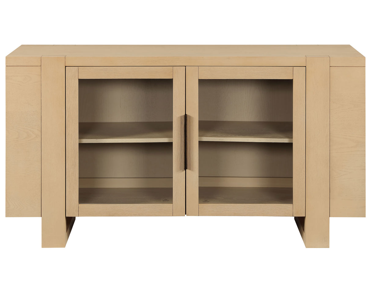 Reid 60″ Server, Sand Finish from Steve Silver - Luna Furniture