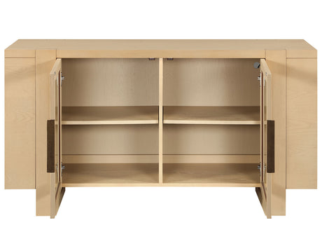 Reid 60″ Server, Sand Finish from Steve Silver - Luna Furniture