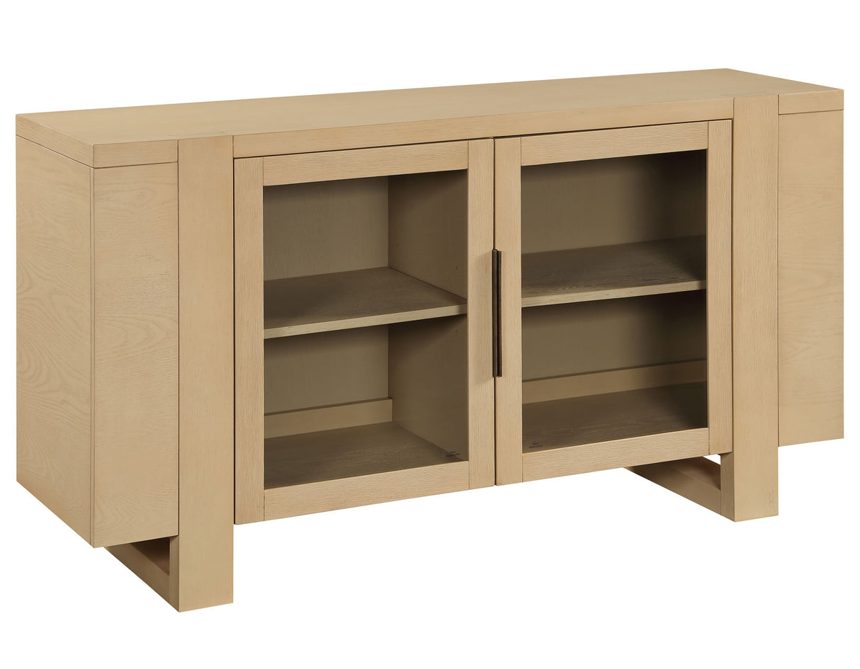 Reid 60″ Server, Sand Finish from Steve Silver - Luna Furniture