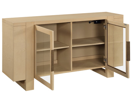 Reid 60″ Server, Sand Finish from Steve Silver - Luna Furniture