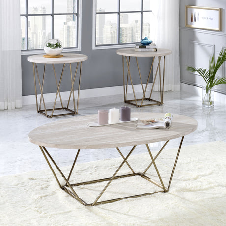Rowyn 3-Pack Set(Pack Includes Cocktail Table & 2 End Tables) from Steve Silver - Luna Furniture