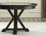 Rylie 6-Piece Game Dining Set, Black Finish from Steve Silver - Luna Furniture