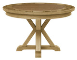 Rylie 6-Piece Game Dining Set, Natural Finish from Steve Silver - Luna Furniture