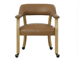 Rylie 6-Piece Game Dining Set, Natural Finish from Steve Silver - Luna Furniture