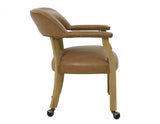 Rylie 6-Piece Game Dining Set, Natural Finish from Steve Silver - Luna Furniture