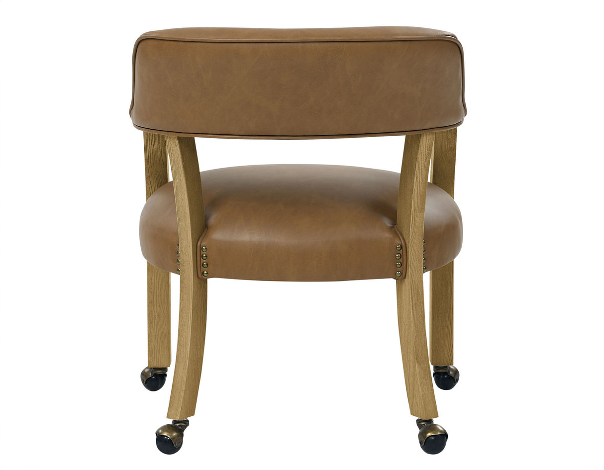 Rylie 6-Piece Game Dining Set, Natural Finish from Steve Silver - Luna Furniture