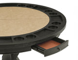 Rylie 6-PIece Counter Game Dining Set, Black Finish from Steve Silver - Luna Furniture