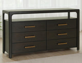 Sigmund Sable Modern Bedroom Set