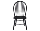 Sommerset Solid Wood Black Modern Windsor Chair, Set of 2 from Steve Silver - Luna Furniture