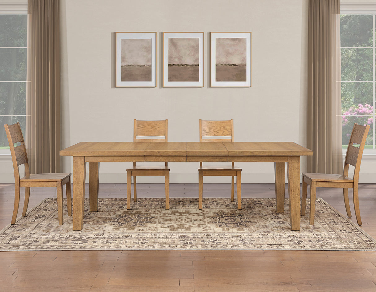 Sommerset 5-Piece 64-96″ Ladder Back Dining Set from Steve Silver - Luna Furniture