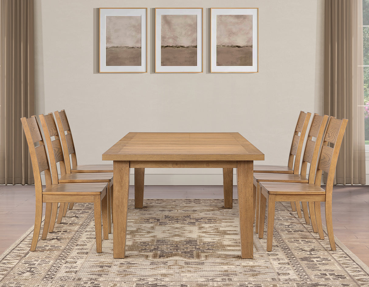 Sommerset 5-Piece 64-96″ Ladder Back Dining Set from Steve Silver - Luna Furniture