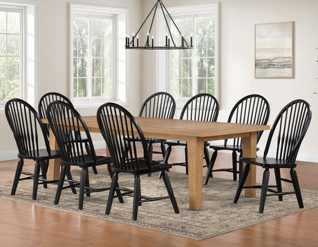 Sommerset 5-Piece 64-96″ Windsor Dining Set from Steve Silver - Luna Furniture