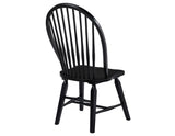 Sommerset Solid Wood Black Modern Windsor Chair, Set of 2 from Steve Silver - Luna Furniture