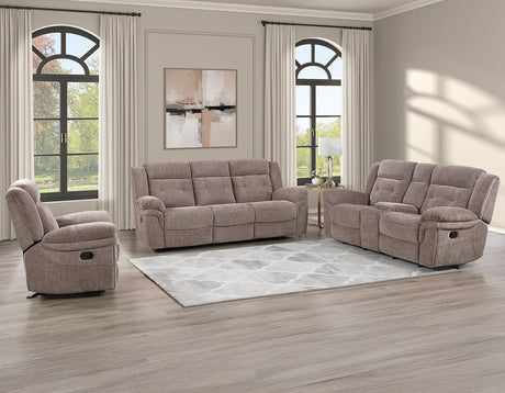 Sydney Brown Manual Reclining Set from Steve Silver - Luna Furniture