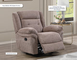 Sydney Brown Manual Recliner from Steve Silver - Luna Furniture