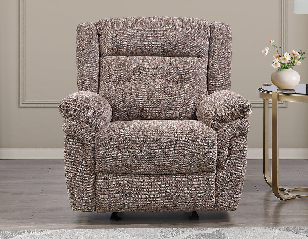 Sydney Brown Manual Recliner from Steve Silver - Luna Furniture