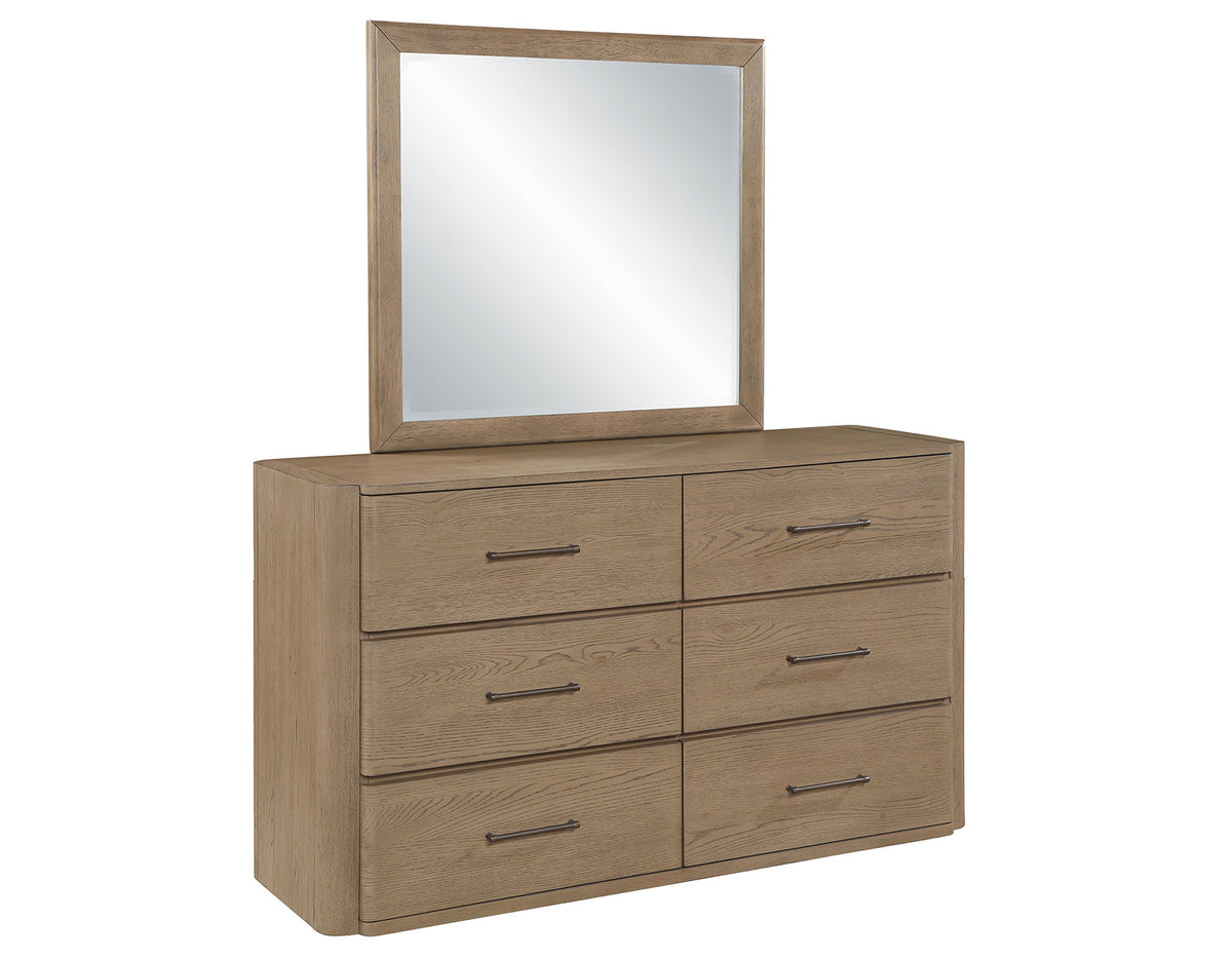 Theo Brown Mirror from Steve Silver - Luna Furniture