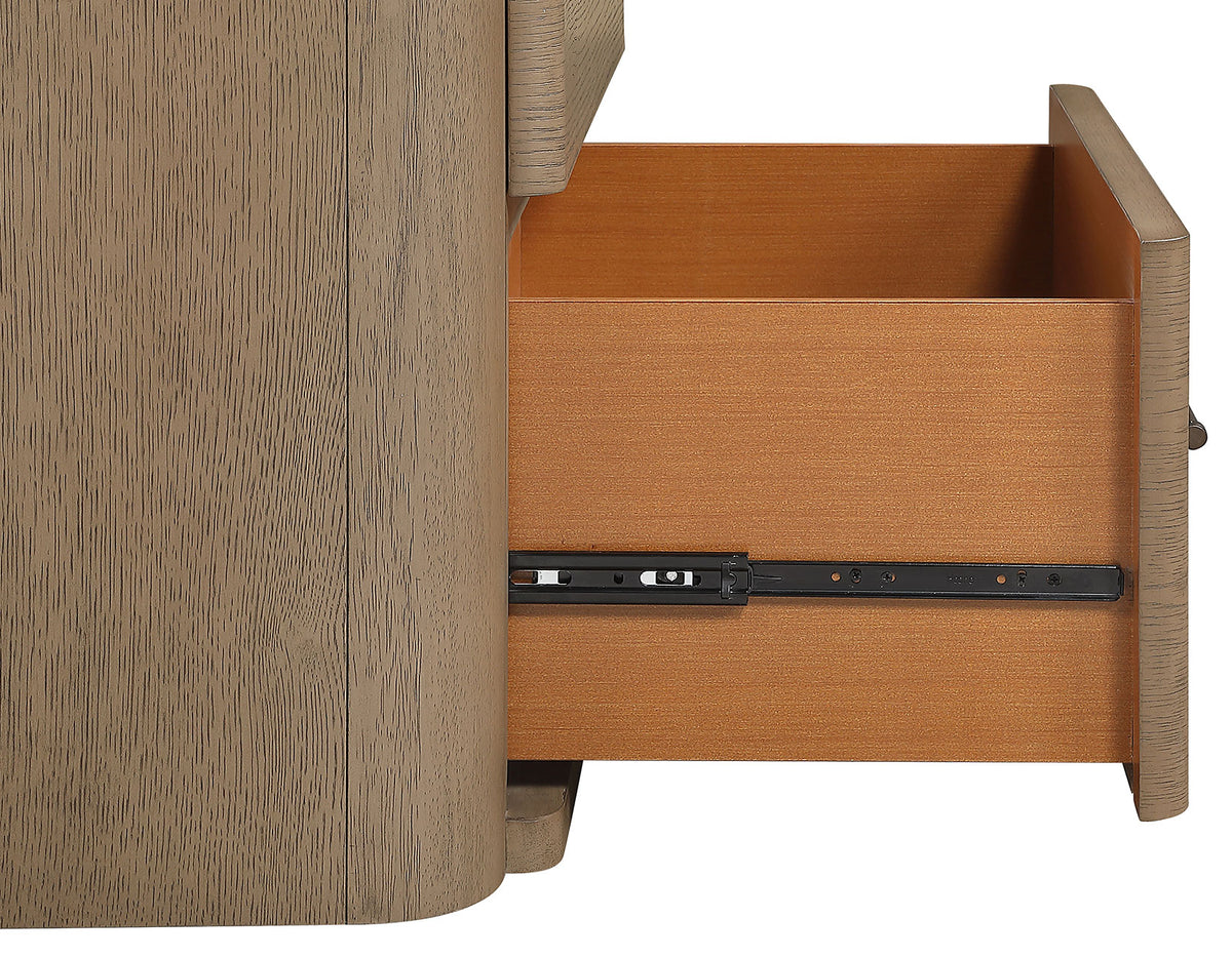 Theo Brown/Weathered Oak Bedroom Set from Steve Silver - Luna Furniture