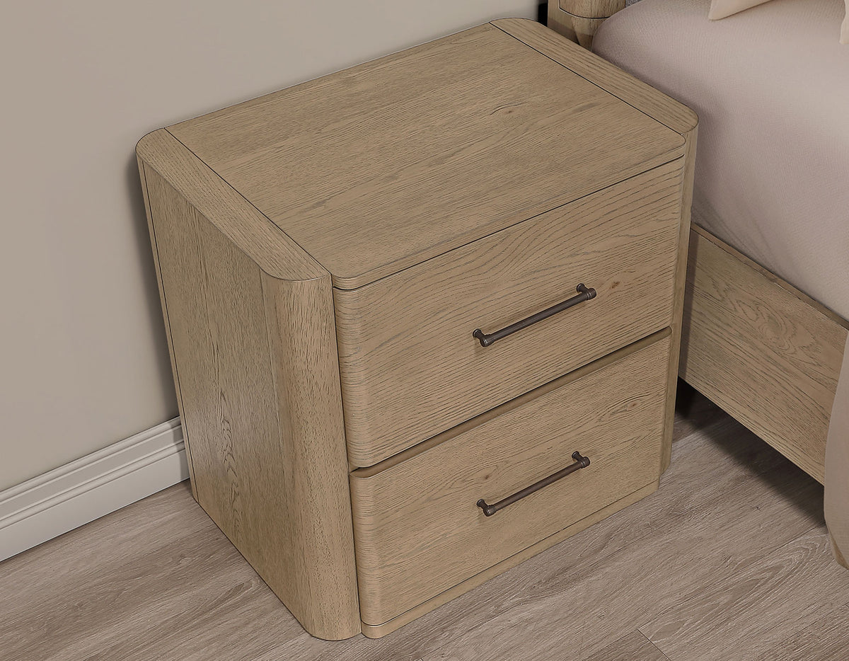 Theo Brown Nightstand from Steve Silver - Luna Furniture