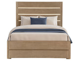 Theo Brown Queen Panel Bed with LED Strips from Steve Silver - Luna Furniture