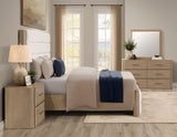 Theo Brown King Upholstered Bed from Steve Silver - Luna Furniture