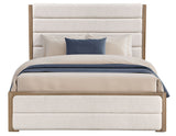Theo Brown King Upholstered Bed from Steve Silver - Luna Furniture