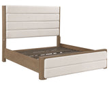 Theo Brown King Upholstered Bed from Steve Silver - Luna Furniture