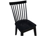 Vaughn Black Modern Windsor Side Chair, Set of 2 from Steve Silver - Luna Furniture