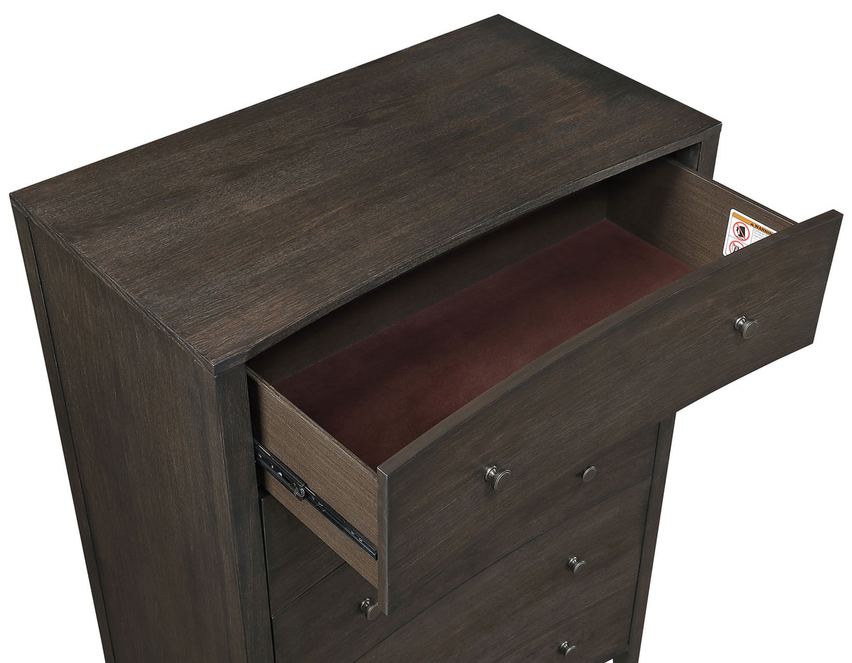 Verona Espresso Crescent-Shaped Chest