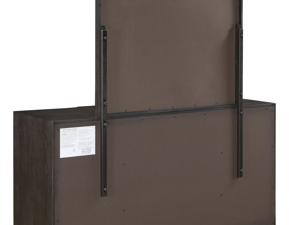Verona Espresso Beveled Mirror