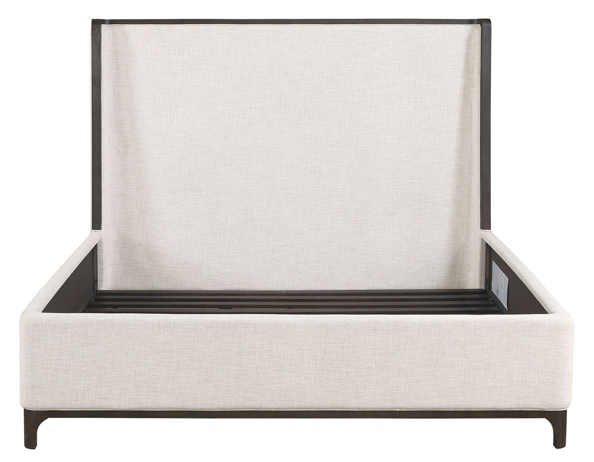 Verona Cream Upholstered King Bed