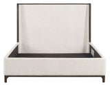 Verona Cream Upholstered King Bed