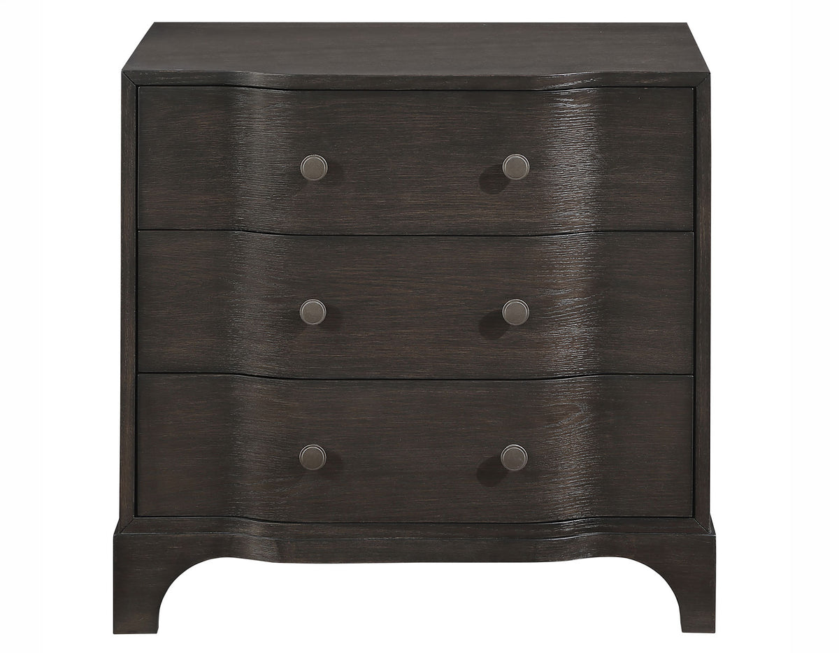 Verona Espresso Nightstand with Integrated USB Power Center