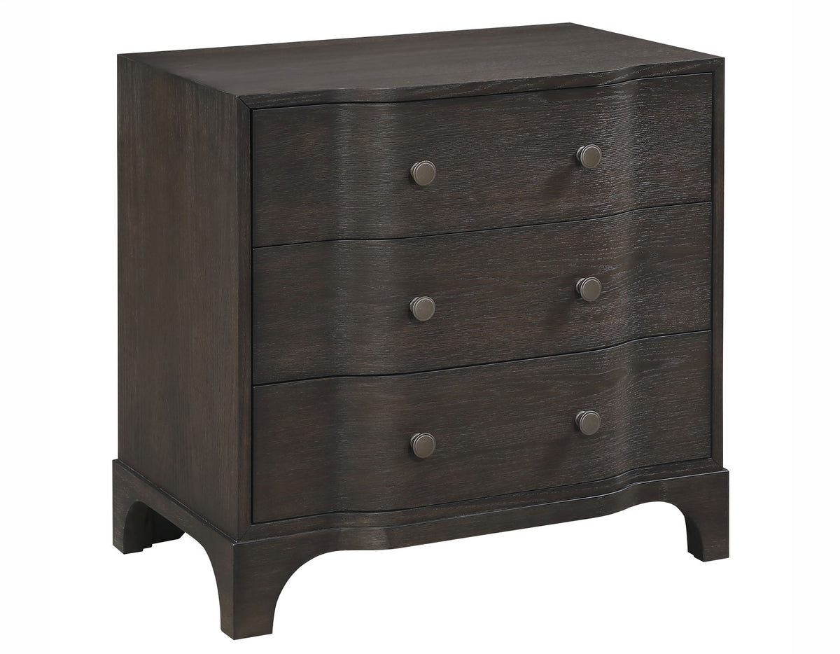 Verona Espresso Nightstand with Integrated USB Power Center