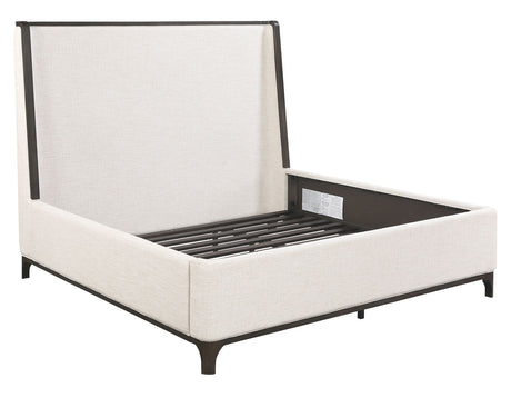 Verona Cream Upholstered Queen Bed from Steve Silver - Luna Furniture