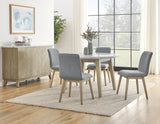 Vida 48″ Round White Marble Dining Table from Steve Silver - Luna Furniture