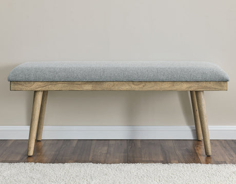 Vida Gray Dining Bench from Steve Silver - Luna Furniture