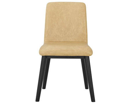 Vida Sand Vegan Leather Side Chair, Sand, Set of 2 from Steve Silver - Luna Furniture