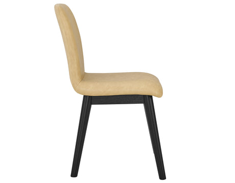 Vida Sand Vegan Leather Side Chair, Sand, Set of 2 from Steve Silver - Luna Furniture